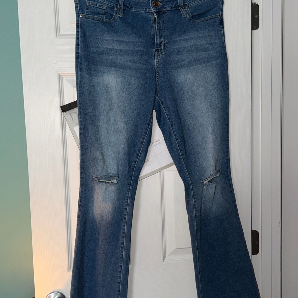 Classic Blue Flare Jeans